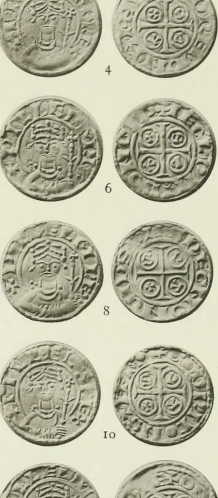 An illustration from A catalogue of English coins in the British museum. The Norman kings, 1916, leaf 302