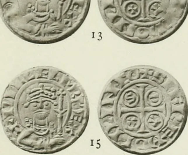 An illustration from A catalogue of English coins in the British museum. The Norman kings, 1916, leaf 302