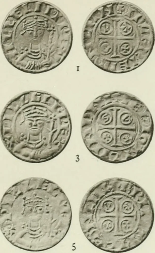 An illustration from A catalogue of English coins in the British museum. The Norman kings, 1916, leaf 304
