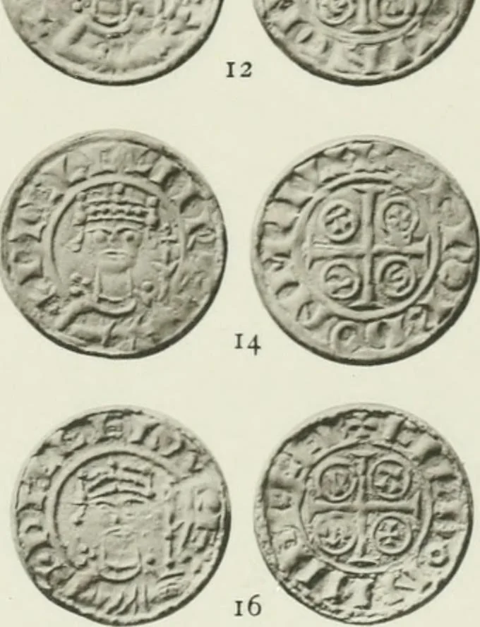 An illustration from A catalogue of English coins in the British museum. The Norman kings, 1916, leaf 304