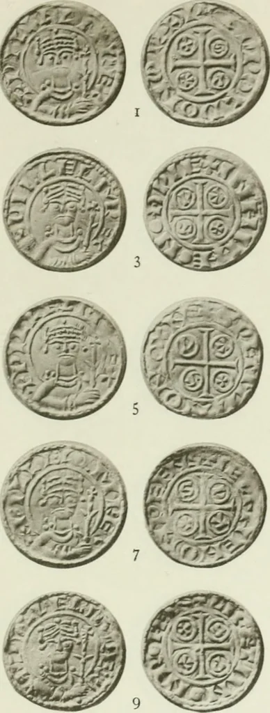 An illustration from A catalogue of English coins in the British museum. The Norman kings, 1916, leaf 306