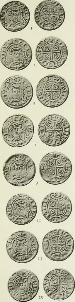An illustration from A catalogue of English coins in the British museum. The Norman kings, 1916, leaf 310