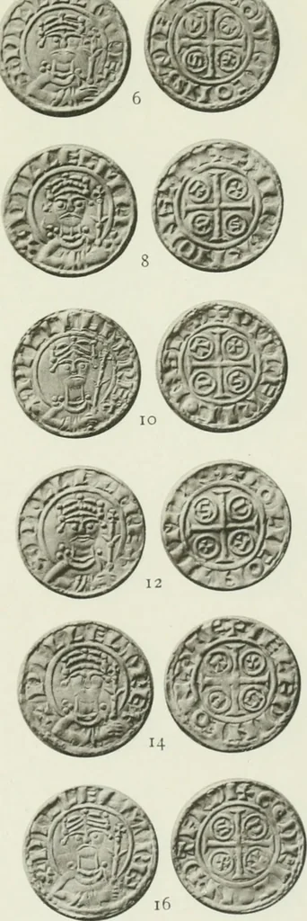 An illustration from A catalogue of English coins in the British museum. The Norman kings, 1916, leaf 310
