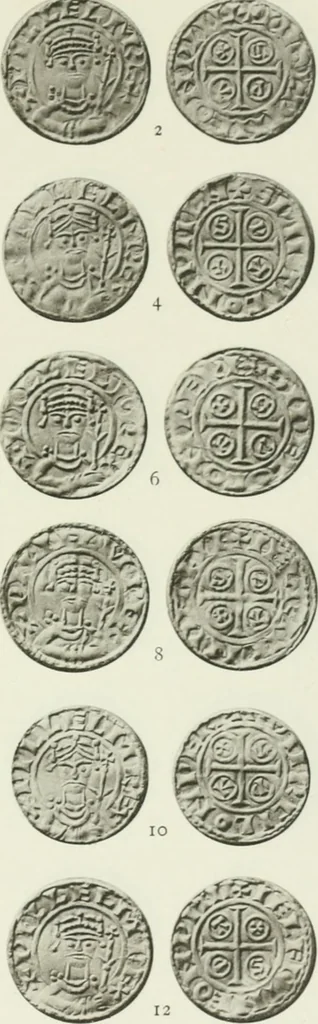 An illustration from A catalogue of English coins in the British museum. The Norman kings, 1916, leaf 312