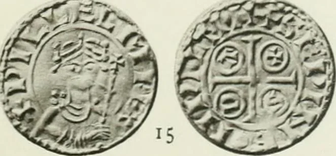 An illustration from A catalogue of English coins in the British museum. The Norman kings, 1916, leaf 312