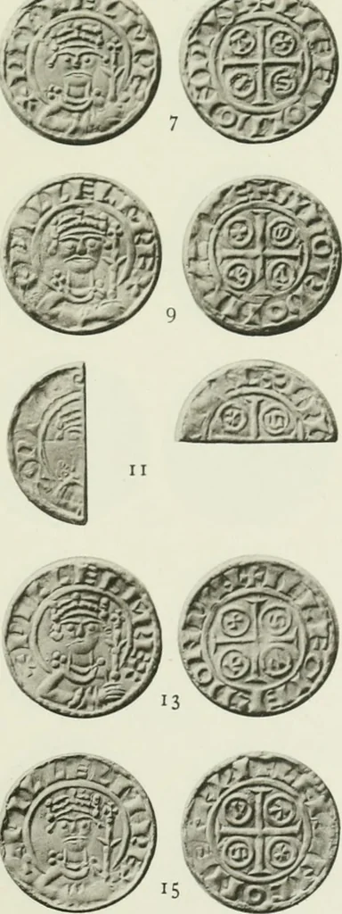 An illustration from A catalogue of English coins in the British museum. The Norman kings, 1916, leaf 314