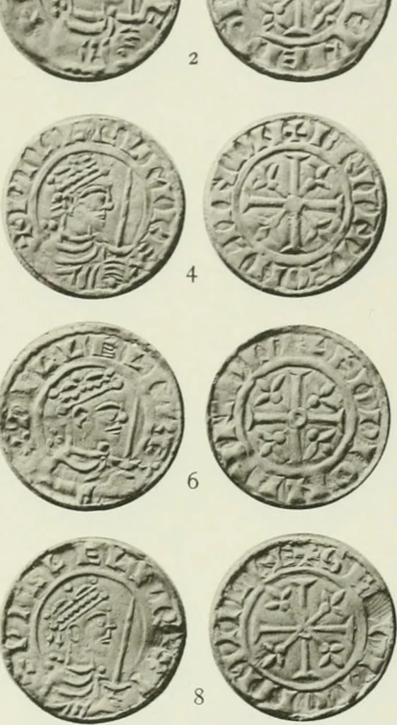 An illustration from A catalogue of English coins in the British museum. The Norman kings, 1916, leaf 318