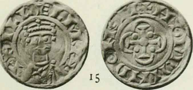 An illustration from A catalogue of English coins in the British museum. The Norman kings, 1916, leaf 324