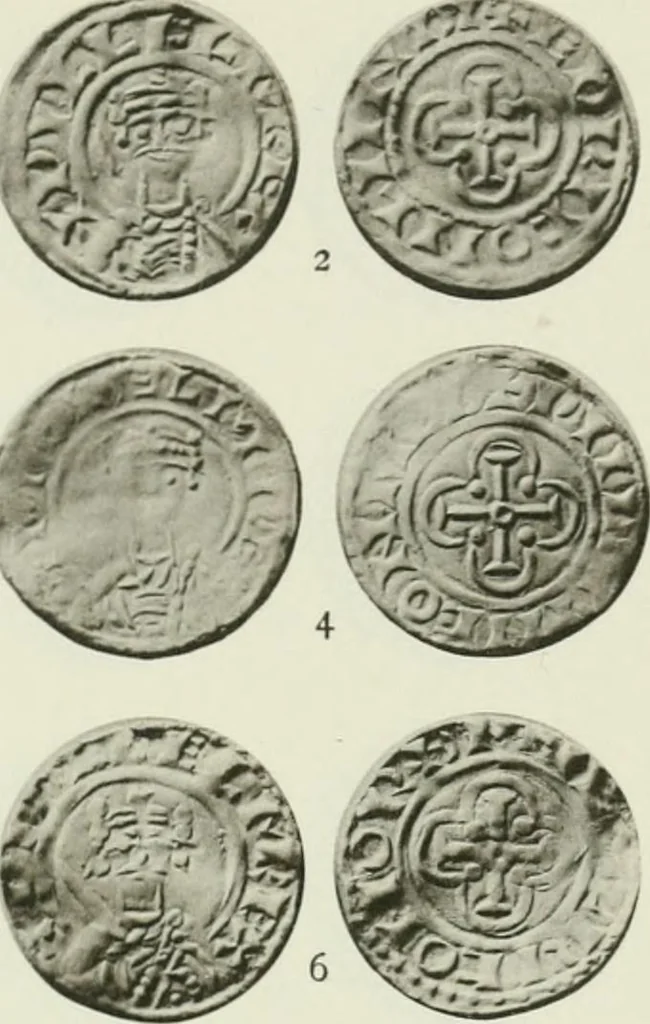 An illustration from A catalogue of English coins in the British museum. The Norman kings, 1916, leaf 324