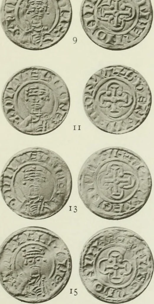 An illustration from A catalogue of English coins in the British museum. The Norman kings, 1916, leaf 326