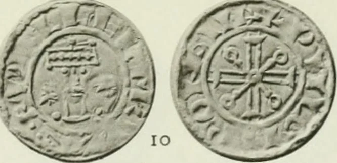 An illustration from A catalogue of English coins in the British museum. The Norman kings, 1916, leaf 330