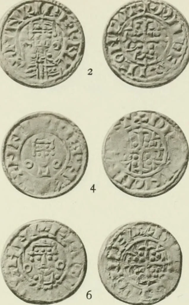 An illustration from A catalogue of English coins in the British museum. The Norman kings, 1916, leaf 336
