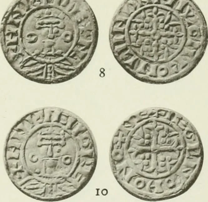 An illustration from A catalogue of English coins in the British museum. The Norman kings, 1916, leaf 336