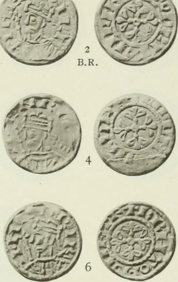 An illustration from A catalogue of English coins in the British museum. The Norman kings, 1916, leaf 338