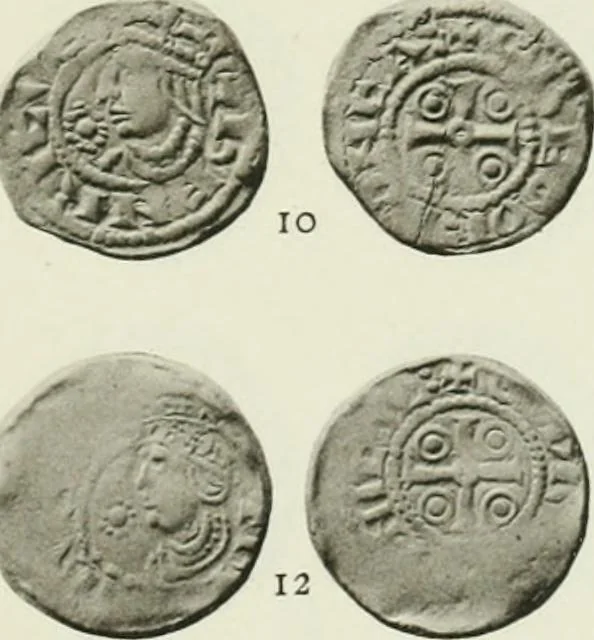 An illustration from A catalogue of English coins in the British museum. The Norman kings, 1916, leaf 344