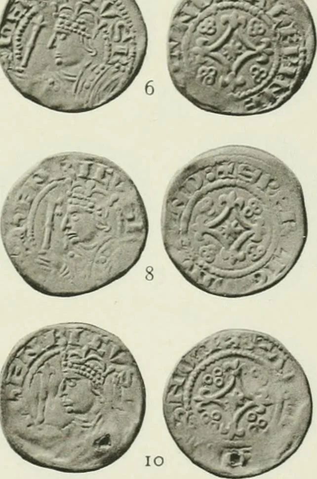 An illustration from A catalogue of English coins in the British museum. The Norman kings, 1916, leaf 346