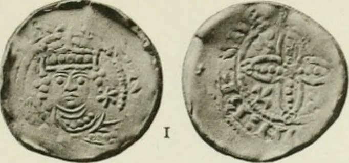 An illustration from A catalogue of English coins in the British museum. The Norman kings, 1916, leaf 348