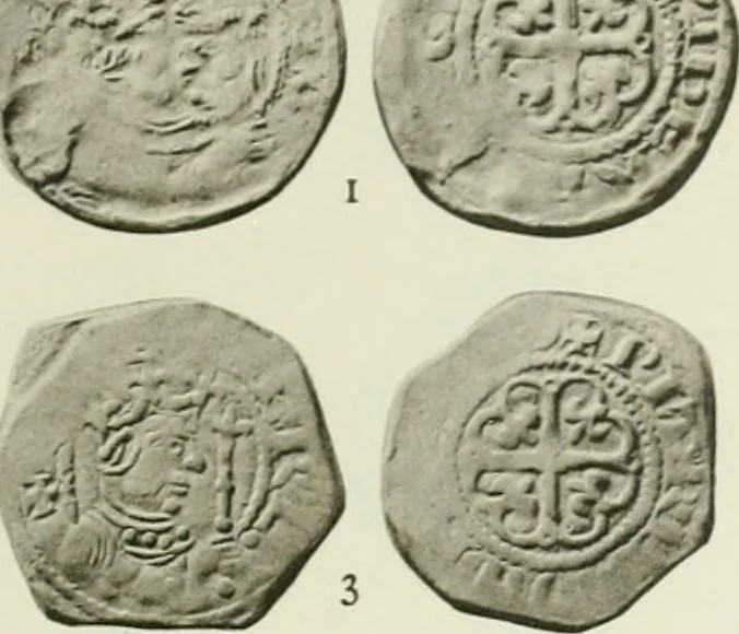 An illustration from A catalogue of English coins in the British museum. The Norman kings, 1916, leaf 360