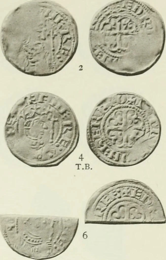 An illustration from A catalogue of English coins in the British museum. The Norman kings, 1916, leaf 360