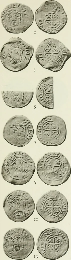 An illustration from A catalogue of English coins in the British museum. The Norman kings, 1916, leaf 362