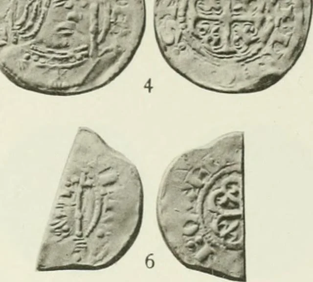 An illustration from A catalogue of English coins in the British museum. The Norman kings, 1916, leaf 362