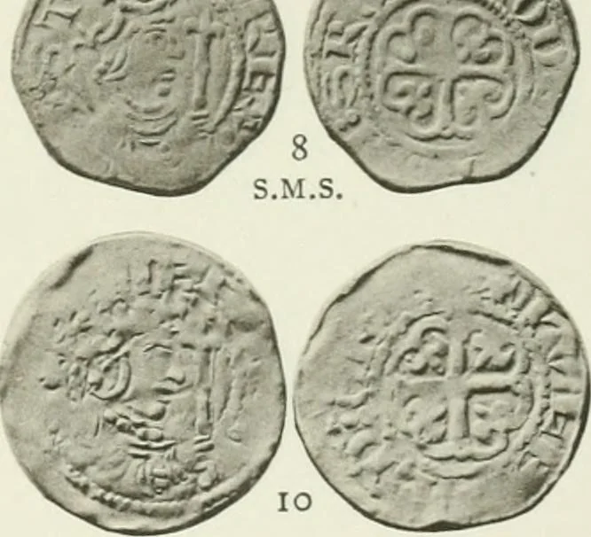 An illustration from A catalogue of English coins in the British museum. The Norman kings, 1916, leaf 362
