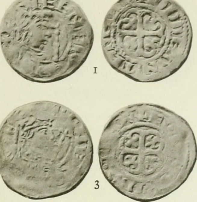 An illustration from A catalogue of English coins in the British museum. The Norman kings, 1916, leaf 364