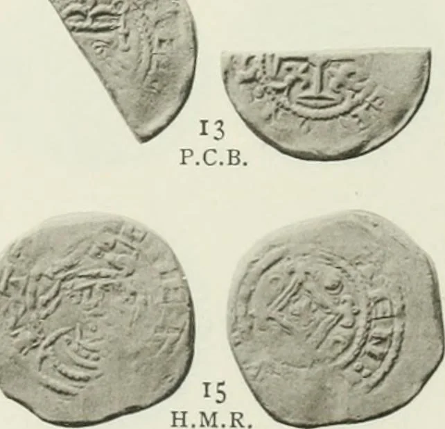 An illustration from A catalogue of English coins in the British museum. The Norman kings, 1916, leaf 368
