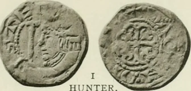 An illustration from A catalogue of English coins in the British museum. The Norman kings, 1916, leaf 376