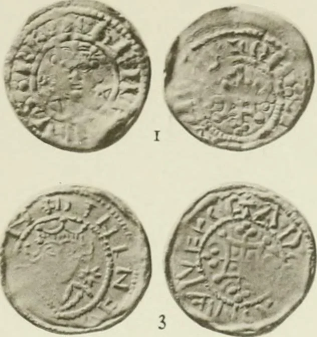 An illustration from A catalogue of English coins in the British museum. The Norman kings, 1916, leaf 384