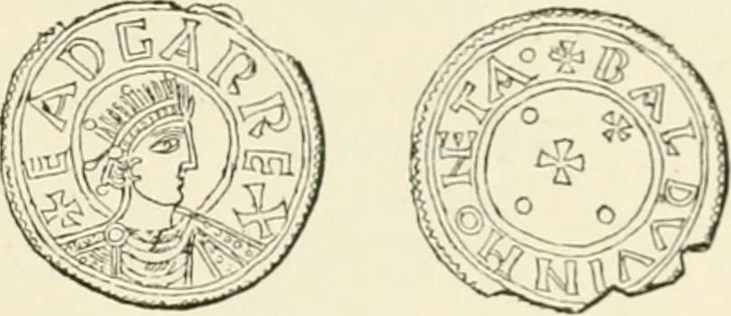 An illustration from A catalogue of English coins in the British museum. Anglo-Saxon series .., 1887, leaf 304