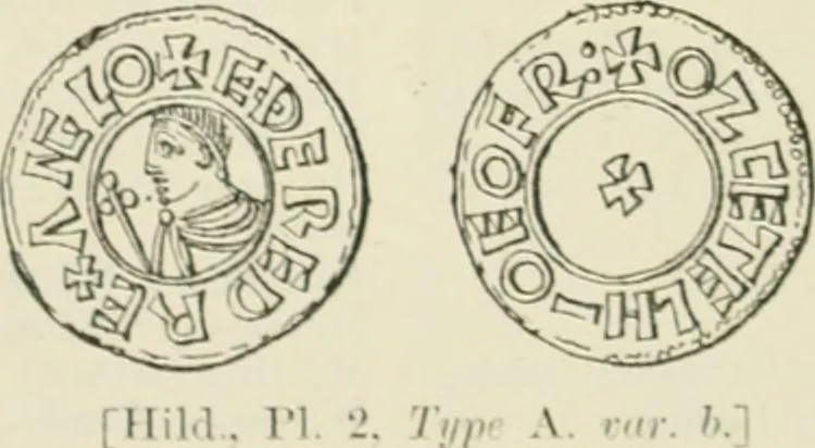 An illustration from A catalogue of English coins in the British museum. Anglo-Saxon series .., 1887, leaf 339