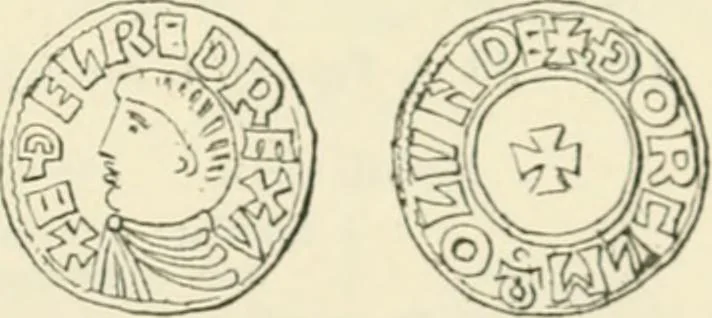 An illustration from A catalogue of English coins in the British museum. Anglo-Saxon series .., 1887, leaf 340