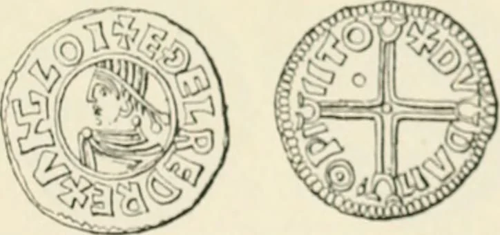 An illustration from A catalogue of English coins in the British museum. Anglo-Saxon series .., 1887, leaf 342