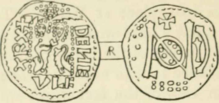 An illustration from A catalogue of English coins in the British museum. Anglo-Saxon series .., 1887, leaf 37