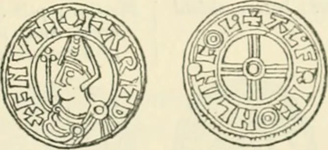 An illustration from A catalogue of English coins in the British museum. Anglo-Saxon series .., 1887, leaf 460