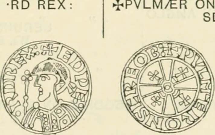 An illustration from A catalogue of English coins in the British museum. Anglo-Saxon series .., 1887, leaf 564