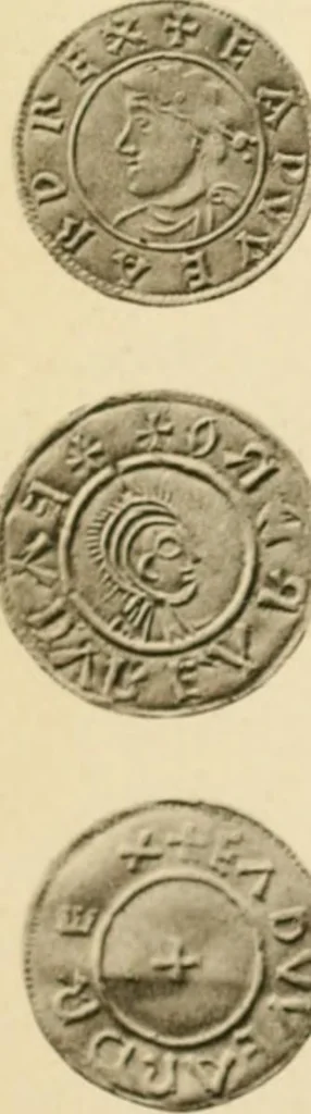 An illustration from A catalogue of English coins in the British museum. Anglo-Saxon series .., 1887, leaf 694