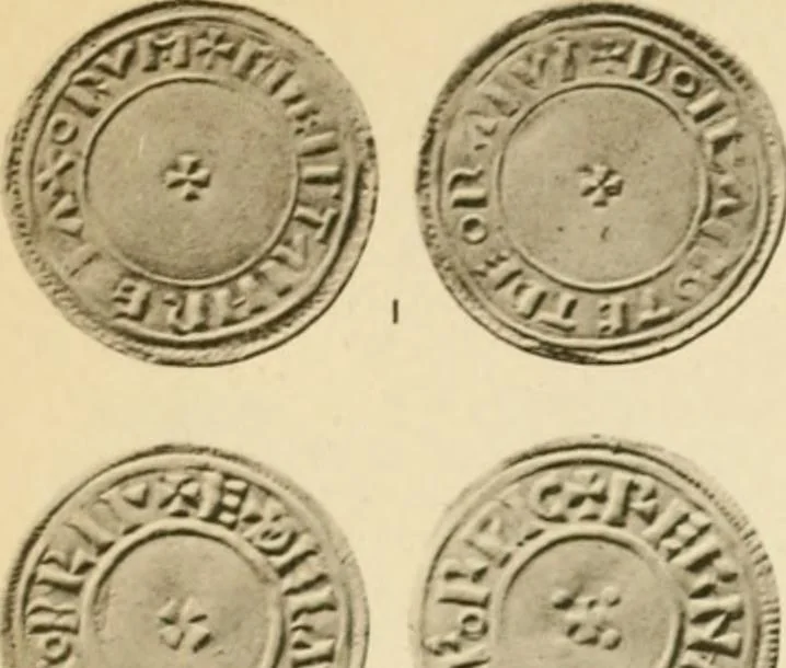An illustration from A catalogue of English coins in the British museum. Anglo-Saxon series .., 1887, leaf 698