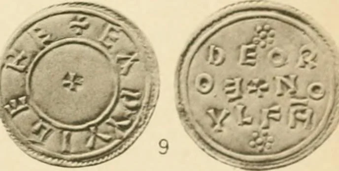 An illustration from A catalogue of English coins in the British museum. Anglo-Saxon series .., 1887, leaf 704