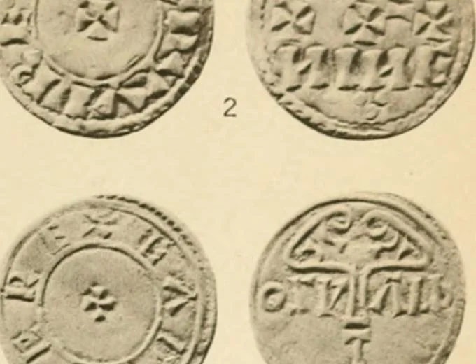 An illustration from A catalogue of English coins in the British museum. Anglo-Saxon series .., 1887, leaf 706