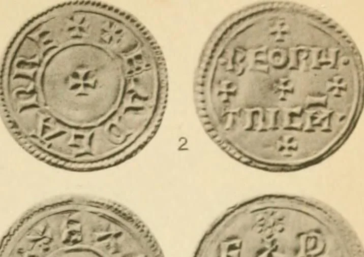 An illustration from A catalogue of English coins in the British museum. Anglo-Saxon series .., 1887, leaf 708