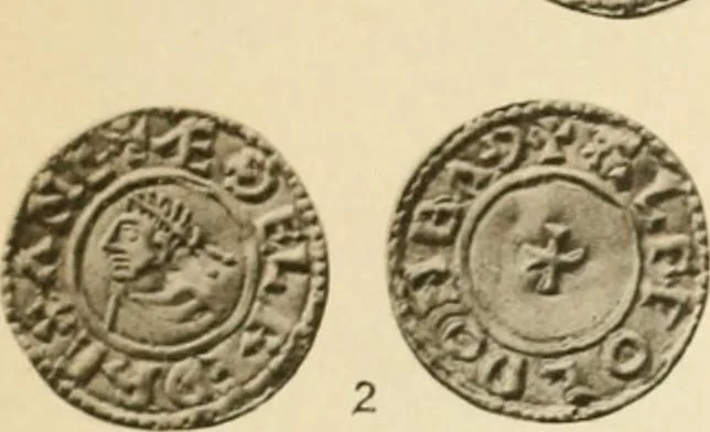 An illustration from A catalogue of English coins in the British museum. Anglo-Saxon series .., 1887, leaf 710