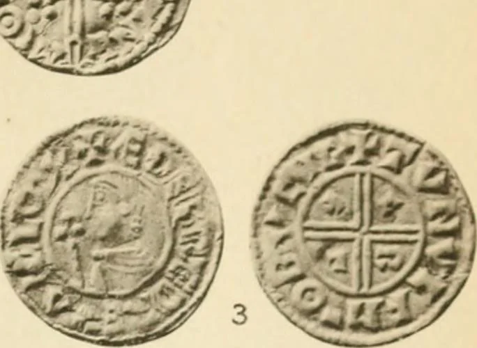 An illustration from A catalogue of English coins in the British museum. Anglo-Saxon series .., 1887, leaf 710