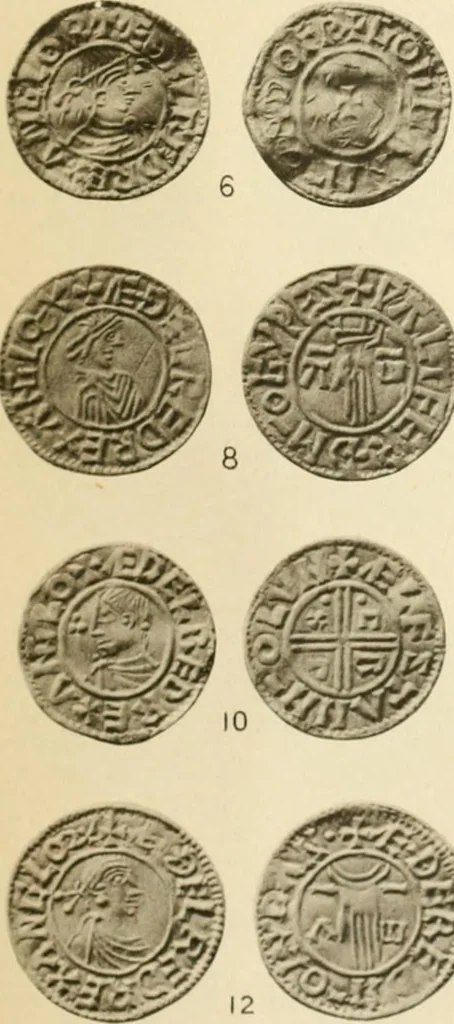 An illustration from A catalogue of English coins in the British museum. Anglo-Saxon series .., 1887, leaf 710