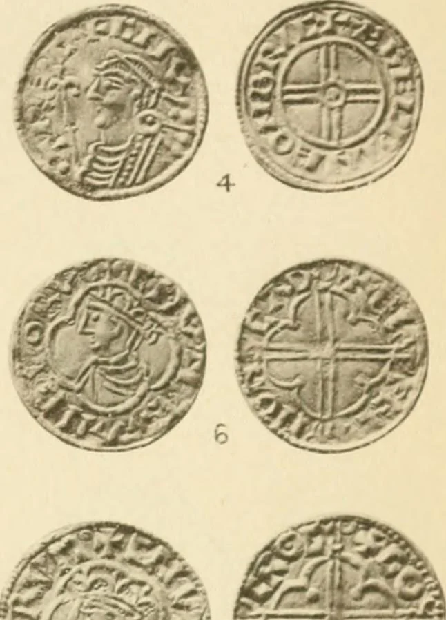 An illustration from A catalogue of English coins in the British museum. Anglo-Saxon series .., 1887, leaf 714