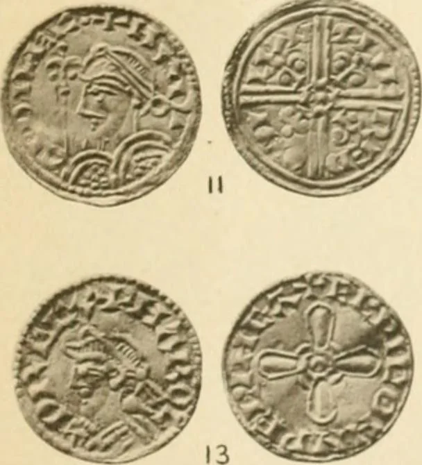An illustration from A catalogue of English coins in the British museum. Anglo-Saxon series .., 1887, leaf 720