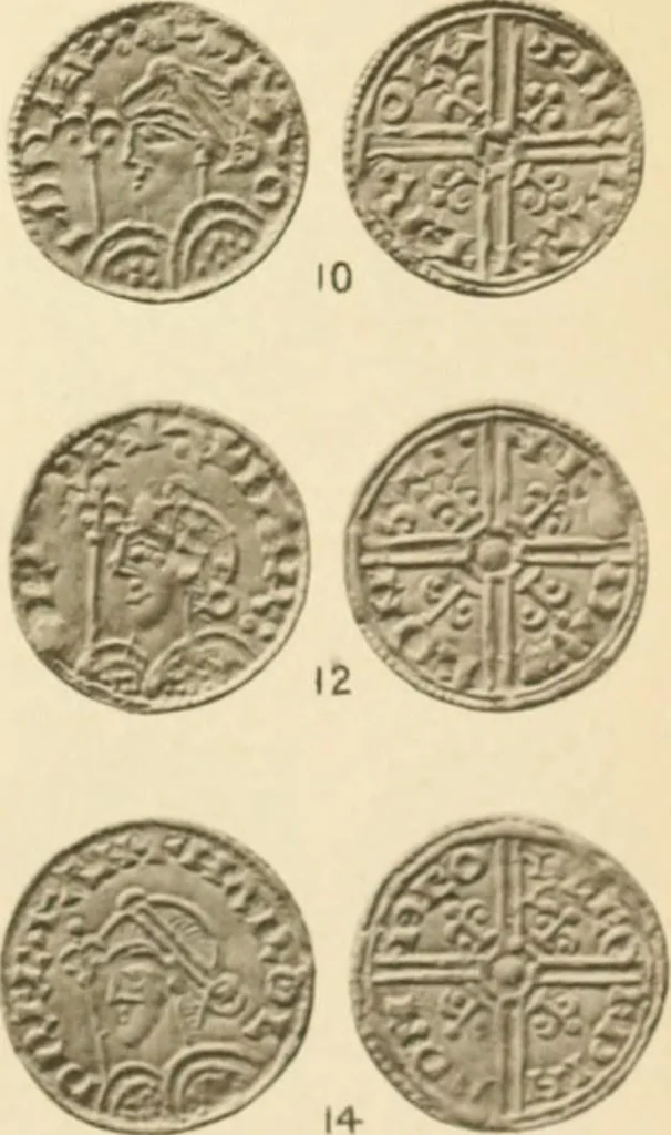 An illustration from A catalogue of English coins in the British museum. Anglo-Saxon series .., 1887, leaf 720