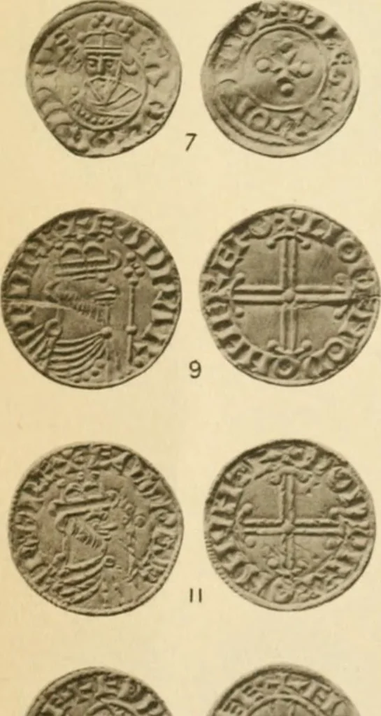 An illustration from A catalogue of English coins in the British museum. Anglo-Saxon series .., 1887, leaf 730