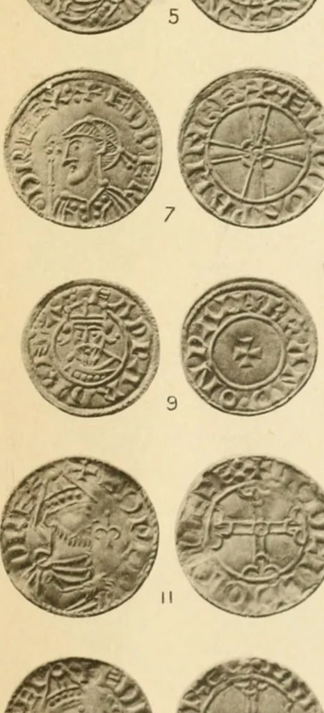 An illustration from A catalogue of English coins in the British museum. Anglo-Saxon series .., 1887, leaf 738